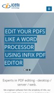 How pdf-editor.info looks like on a mobile device such as an iPhone.