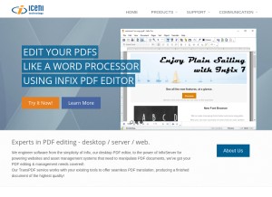 How pdf-editor.info looks like on a tablet such as an iPad.