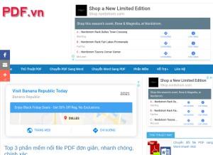 How pdf.vn looks like on a tablet such as an iPad.