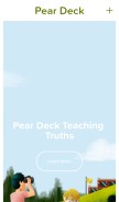 How peardeck.com looks like on a mobile device such as an iPhone.
