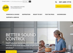 How pellabranch.com looks like on a tablet such as an iPad.