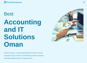 How penielcomputer.com looks like on a tablet such as an iPad.