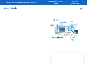 How penieltech.com looks like on a tablet such as an iPad.