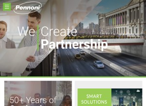 How pennoni.com looks like on a tablet such as an iPad.