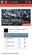 How penzcentrum.hu looks like on a mobile device such as an iPhone.