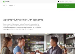 How perka.com looks like on a tablet such as an iPad.