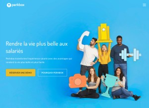 How perkbox.com looks like on a tablet such as an iPad.