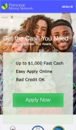 How personalmoneynetwork.com looks like on a mobile device such as an iPhone.