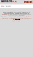 How perubatan.org looks like on a mobile device such as an iPhone.