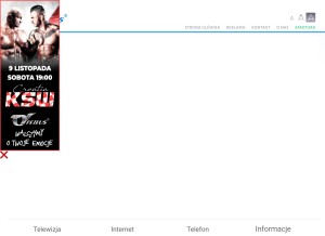 How petrus.pl looks like on a tablet such as an iPad.
