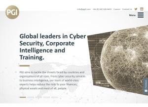 How pgitl.com looks like on a tablet such as an iPad.