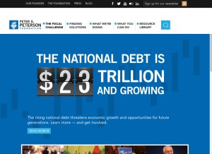 How pgpf.org looks like on a tablet such as an iPad.