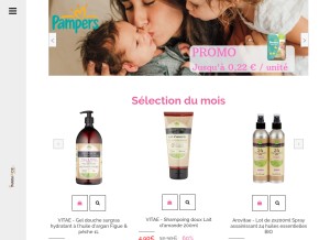 How pharmacieprivee.com looks like on a tablet such as an iPad.