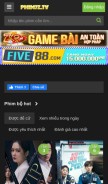 How phim7z.tv looks like on a mobile device such as an iPhone.