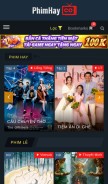 How phimhay.co looks like on a mobile device such as an iPhone.