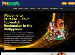 How phmaya.org.ph looks like on a tablet such as an iPad.