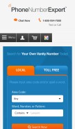 How phonenumberexpert.com looks like on a mobile device such as an iPhone.