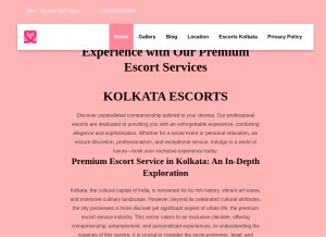 How phonpegirl.in looks like on a tablet such as an iPad.