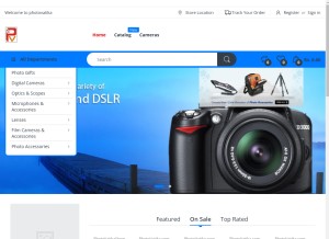 How photovatika.com looks like on a tablet such as an iPad.