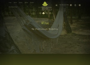 How pietruszewzgorze.pl looks like on a tablet such as an iPad.