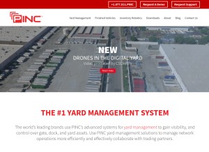 How pincsolutions.com looks like on a tablet such as an iPad.