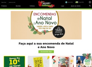 How pingodoce.pt looks like on a tablet such as an iPad.