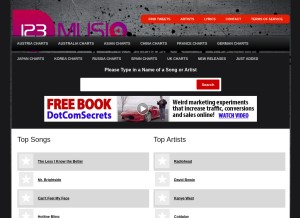 How pinkmonkeyfarms.com looks like on a tablet such as an iPad.