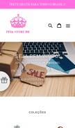 How pinkstorebr.com looks like on a mobile device such as an iPhone.