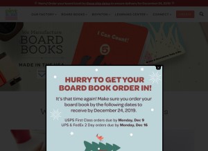 How pintsizeproductions.com looks like on a tablet such as an iPad.
