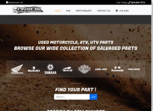 How piratemx.com looks like on a tablet such as an iPad.
