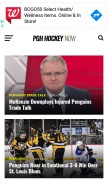 How pittsburghhockeynow.com looks like on a mobile device such as an iPhone.