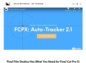 How pixelfilmstudios.com looks like on a tablet such as an iPad.