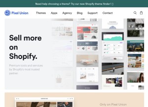 How pixelpop.co looks like on a tablet such as an iPad.