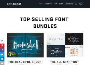 How pixelsurplus.com looks like on a tablet such as an iPad.