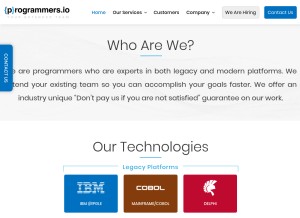 How pixere.net looks like on a tablet such as an iPad.