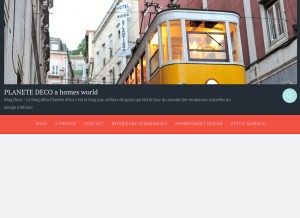 How planete-deco.fr looks like on a tablet such as an iPad.