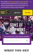 How planetfitness.com looks like on a mobile device such as an iPhone.