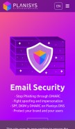 How planisys.net looks like on a mobile device such as an iPhone.