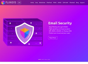 How planisys.net looks like on a tablet such as an iPad.