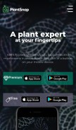 How plantsnap.com looks like on a mobile device such as an iPhone.