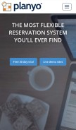 How planyo.com looks like on a mobile device such as an iPhone.