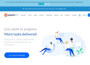 How plasticscm.com looks like on a tablet such as an iPad.