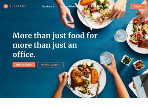 How platterz.ca looks like on a tablet such as an iPad.