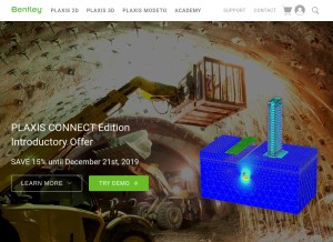 How plaxis.nl looks like on a tablet such as an iPad.