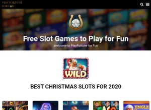 How playfortunefor.fun looks like on a tablet such as an iPad.