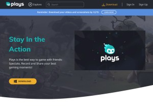 How plays.tv looks like on a tablet such as an iPad.