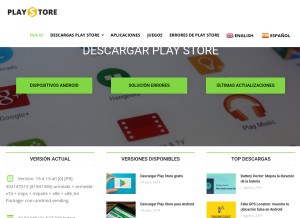 How playstoreapk.net looks like on a tablet such as an iPad.