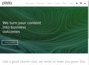 How plista.com looks like on a tablet such as an iPad.