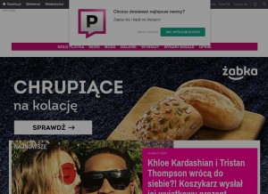 How plotek.pl looks like on a tablet such as an iPad.
