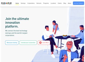How plugandplaytechcenter.com looks like on a tablet such as an iPad.